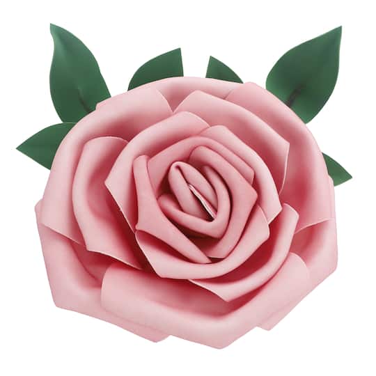 Large Pink Rose Wall D&#xE9;cor by Ashland&#xAE;